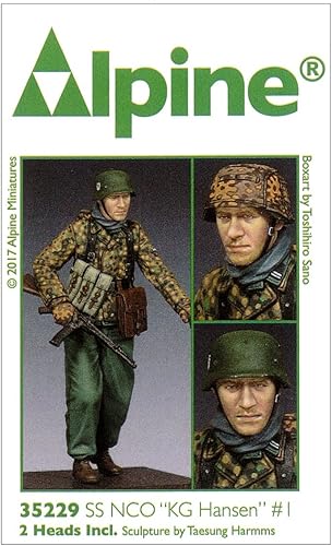 Amazon アルパインミニチュア 1 35 第二次世界大戦 ドイツ軍 武装親衛隊下士官 ハンセン戦闘団1 レジンキット Am プラモデル 通販