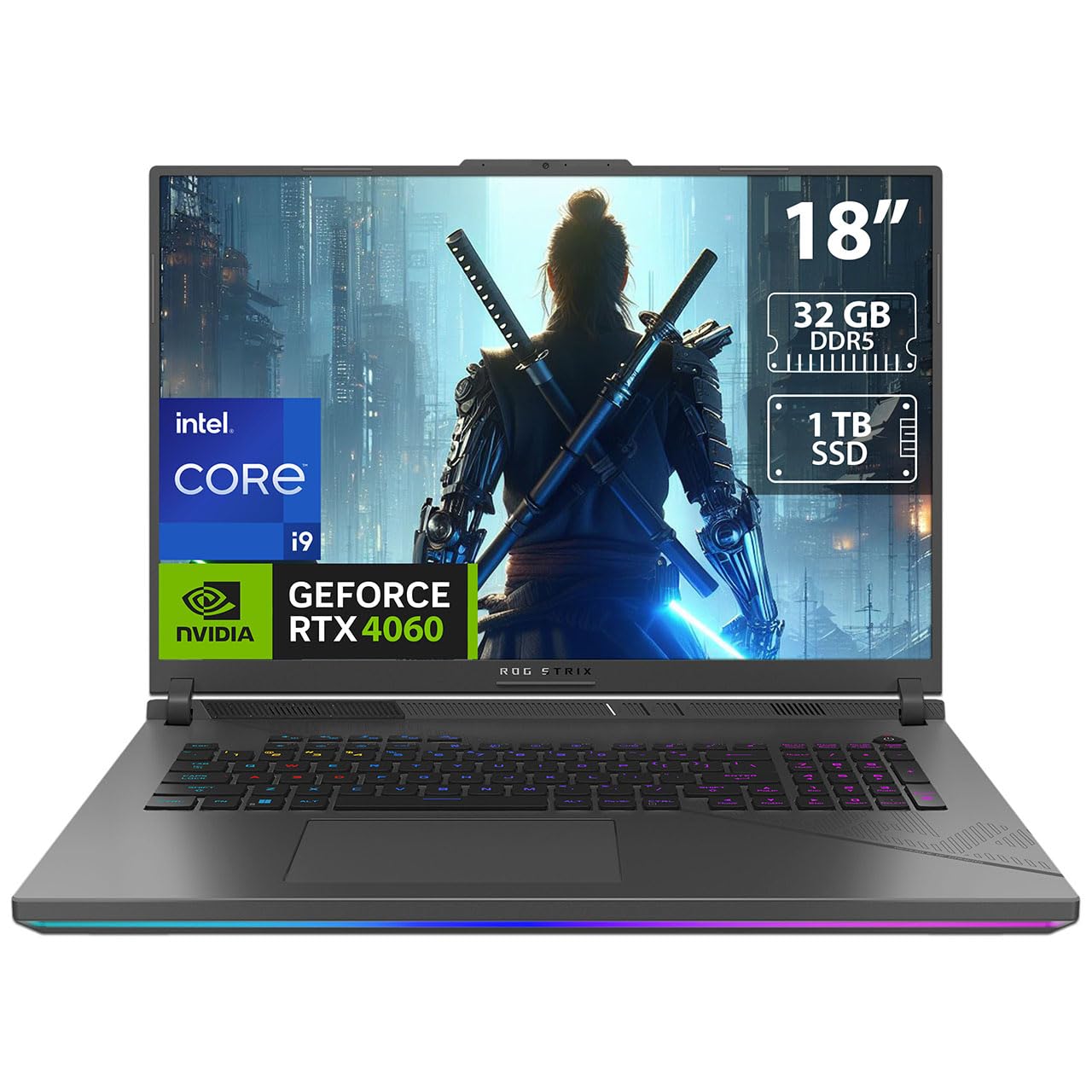 ASUS ROG Strix G18 (2024) G814JVR Gaming Laptop, 18