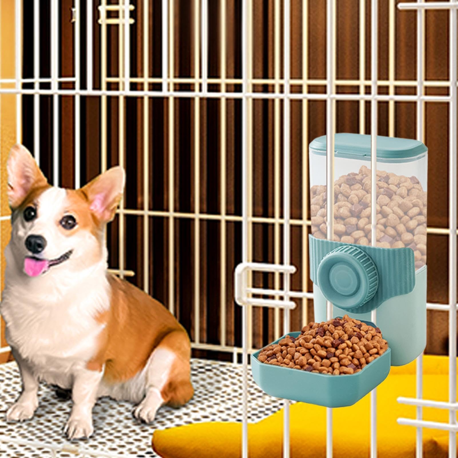 Dispensador de Agua Colgante for Gatos | Comedero automático for(Blue)