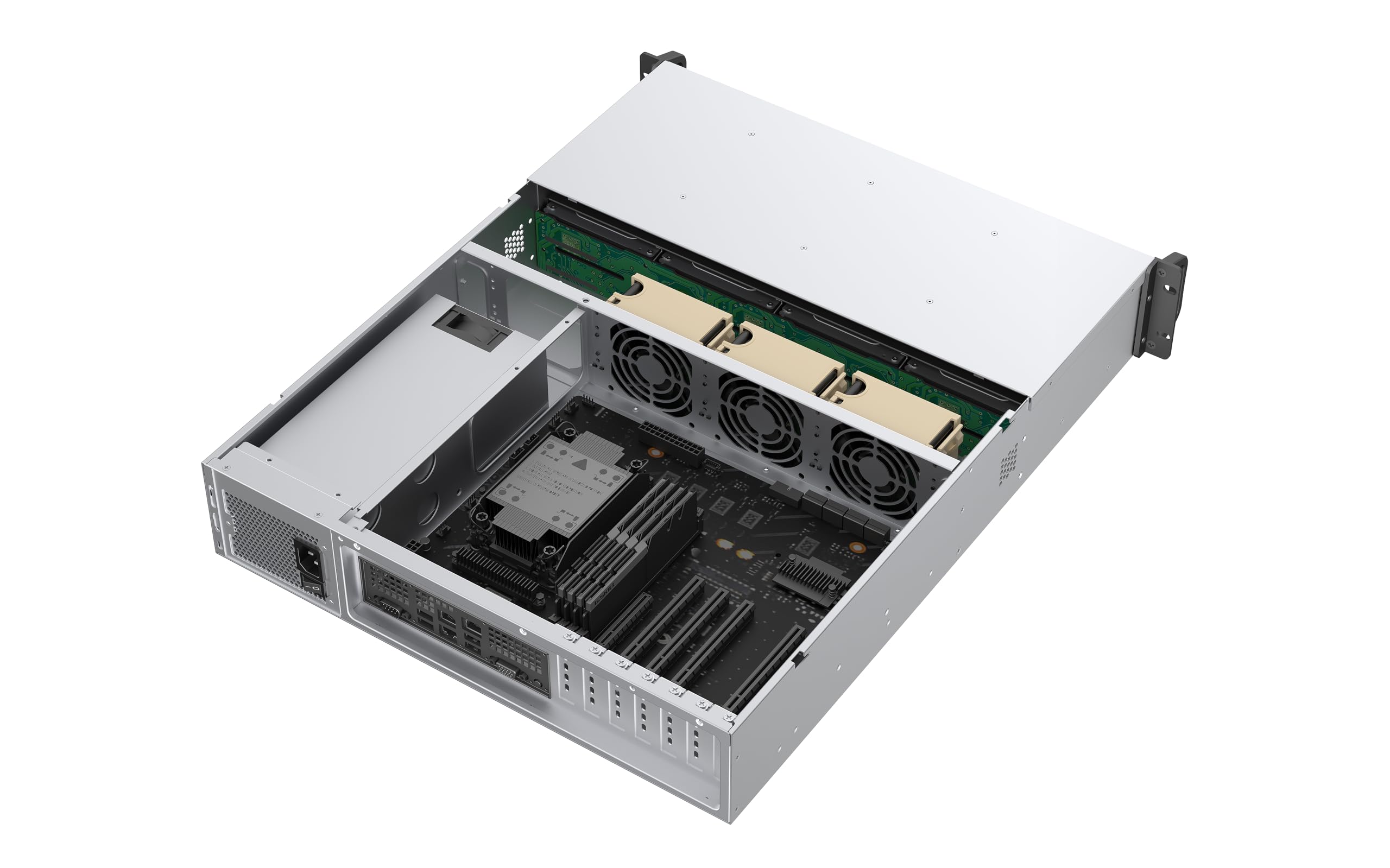 Amazon.co.jp: Rosewill 2U ラックマウントサーバーシャーシ | 最大8