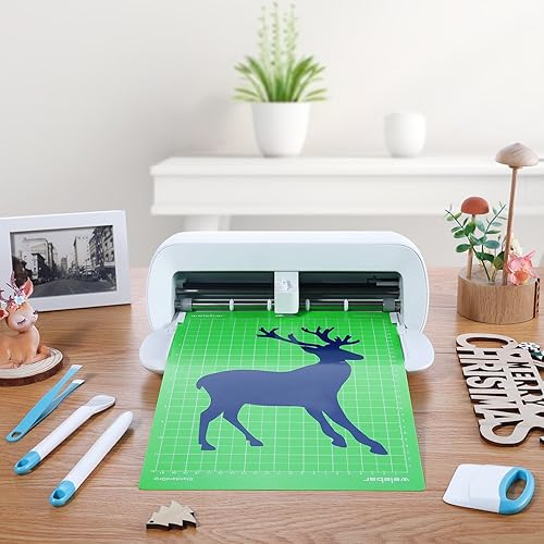 Miniatura 7 de Alfombrillas de corte de 8.5 x 12 pulgadas compatibles con Cricut Joy Xtra, paquete de 3 alfombrillas de corte antideslizantes adhesivas estándar