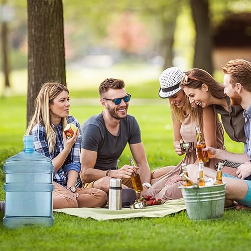 Miniatura 7 de Paquete de 2 tapas originales para jarra de agua de 5 galones, se adapta a tapas de rosca de 1.890 in, 2.087 in y 2.165 in, tapas roscadas, tapas