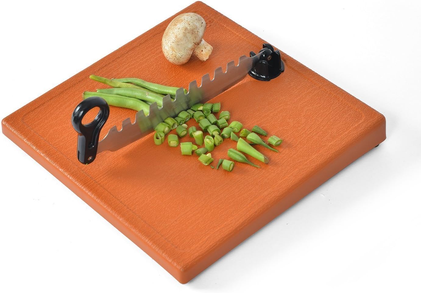 Anjali Fantastique Flexi S.S. Vegetable and Fruit Cutter, Vegetables Chopper and Cutter (Brown, Standard, Stainless Steel)