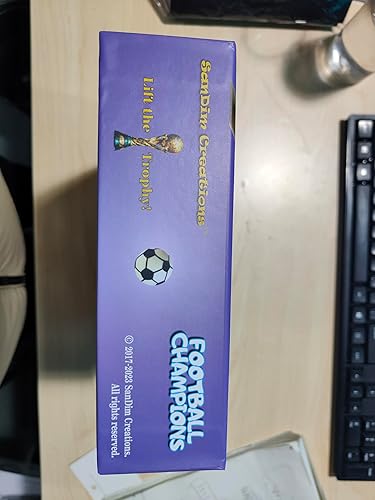 Miniatura 3 de Football Champions Sports Board Game - Juegos de mesa familiares para niños y adultos - Juego de mesa de estrategia de fútbol - Juego de trivia