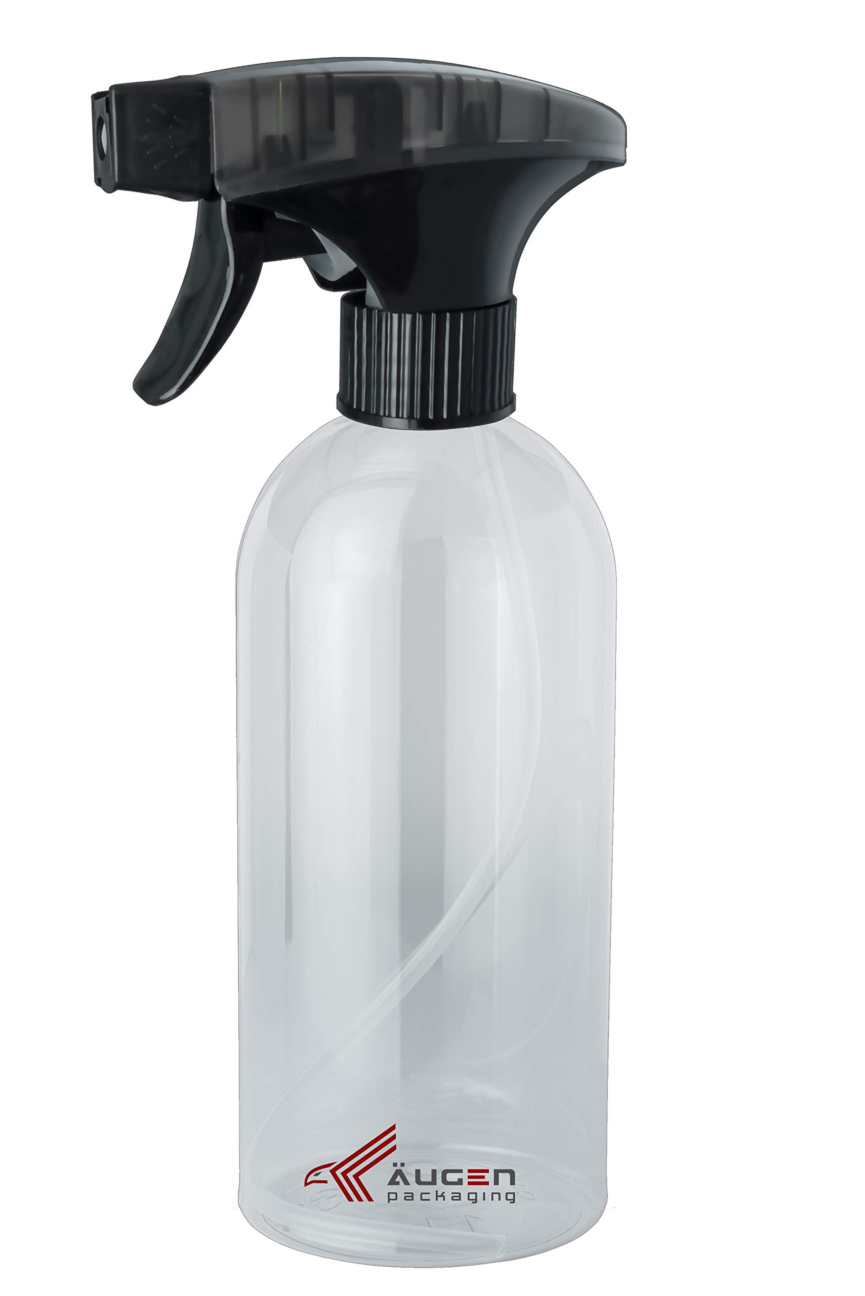 Botellas con cabezal pulverizador, 10 unidades de 500 ml, pulverizador negro