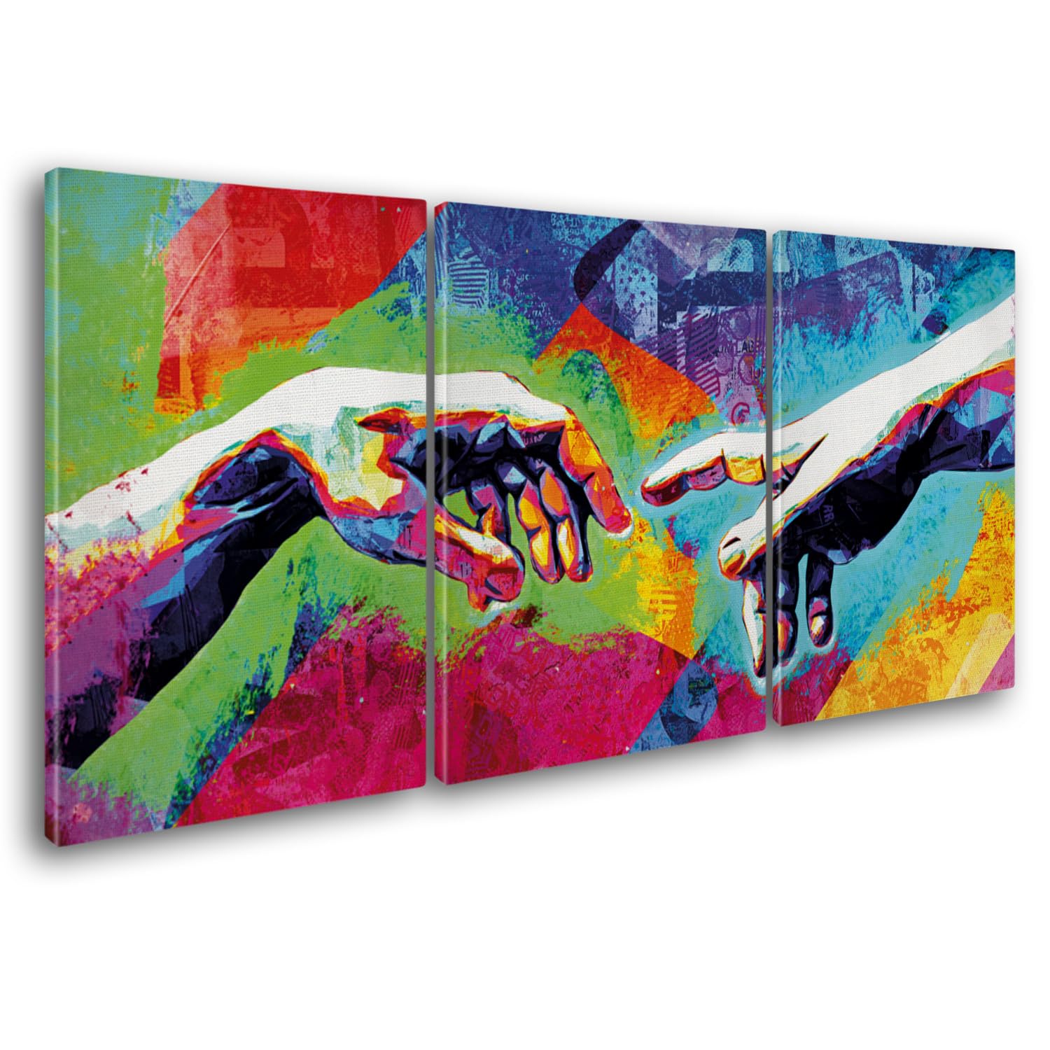 Magic Canvas Art – Stampa Su Tela Life Is Beautiful Pop Art B8346, 180x90 Cm, Made In Germany - 2