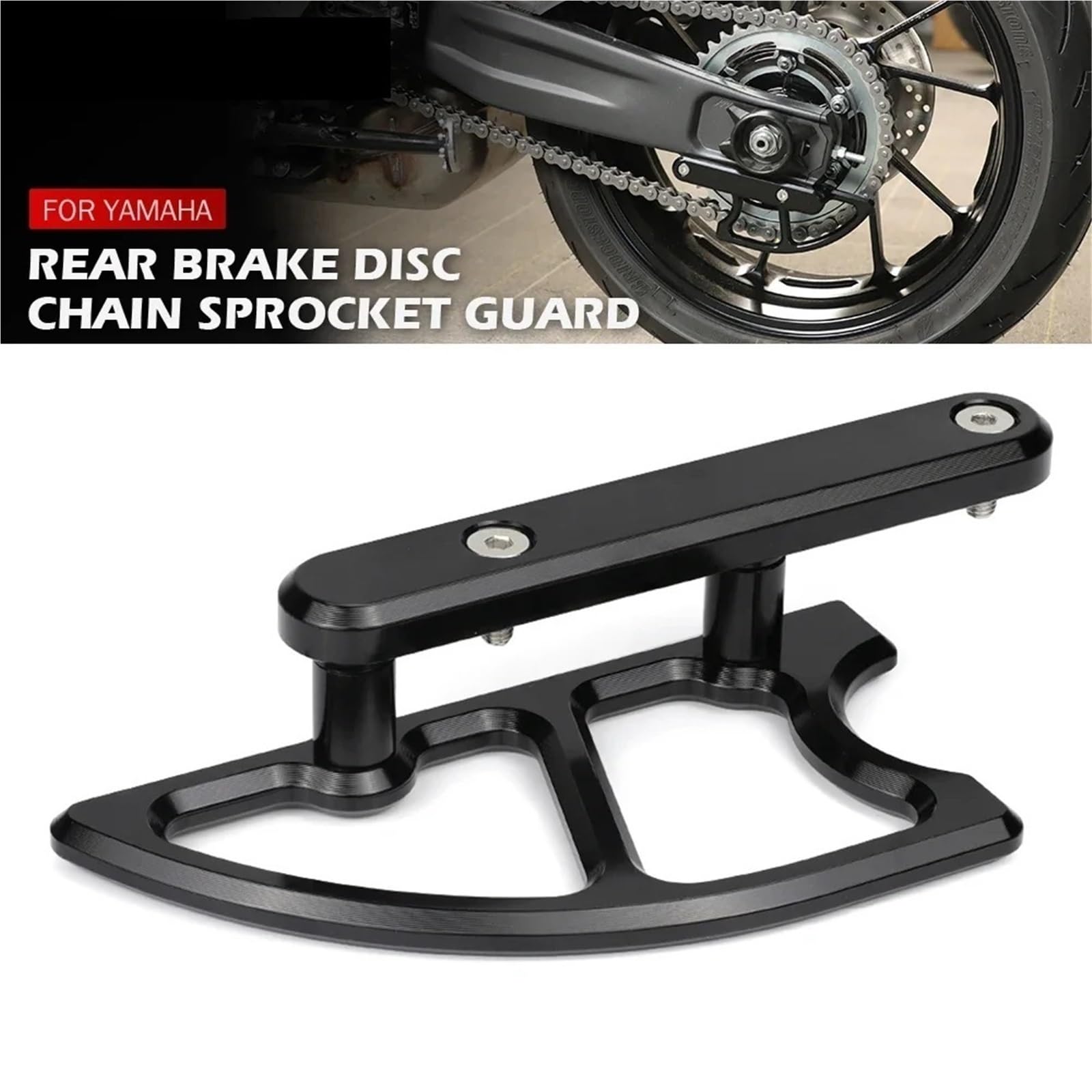 Osłon Zacisku Hamulcowego Pasuje do YAMAHA YZF R7 R1 R1M 2021-2024 YZFR7 YZFR1 2023 Osłona zębatki Osłona łańcucha Osłony tarczy hamulcowej tylnej Dekoracyjna Tarczy
