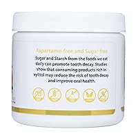 Vista 3 de Evergreen Sweets Chicle – Tarro de 100 piezas – Chicle de fruta natural hecho con xilitol y stevia – Sin azúcar, sin aspartamo y vegano, paquete de 3