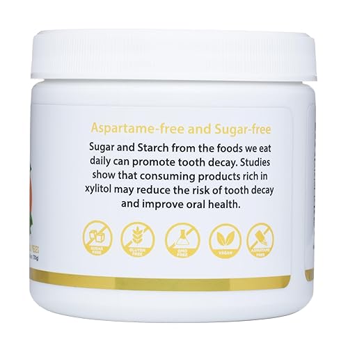 Miniatura 3 de Evergreen Sweets Chicle  Tarro de 100 piezas  Chicle de fruta natural hecho con xilitol y stevia  Sin azúcar, sin aspartamo y vegano, paquete de 3