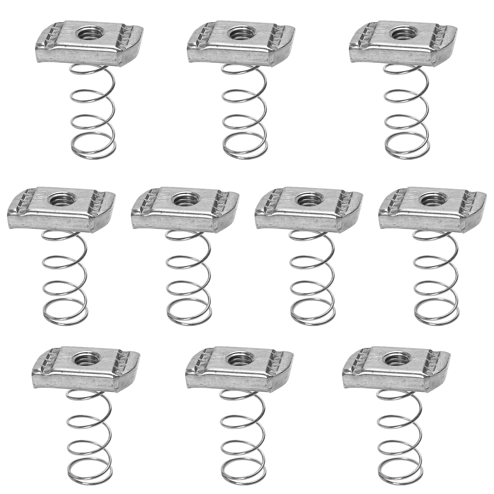 Stainless Steel Strut Channel Nuts - 10 Pack -1