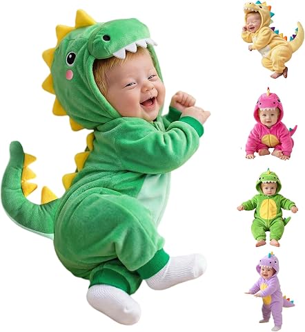 Baby Dinosaur Hooded Onesie Costume