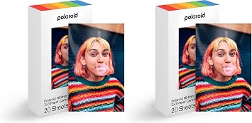 Polaroid Hi Print Paper - 2x3 Paper Cardridge 20 Sheets Pack of 2