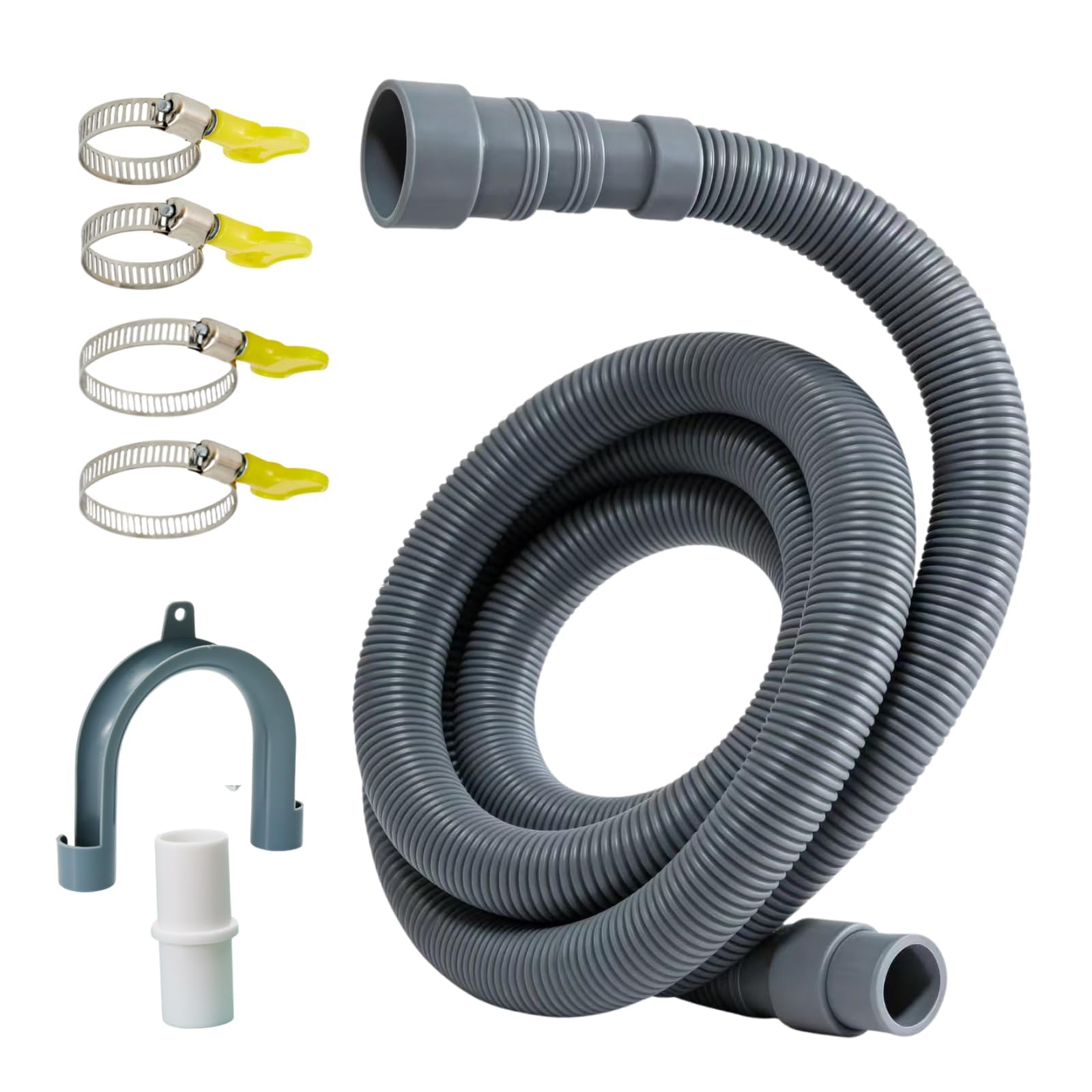 Duty Washing Machine Drain Hose Connectors Resistant Multipurpose Water Discharge Pipe for Dishwasher Water Drain Pipe