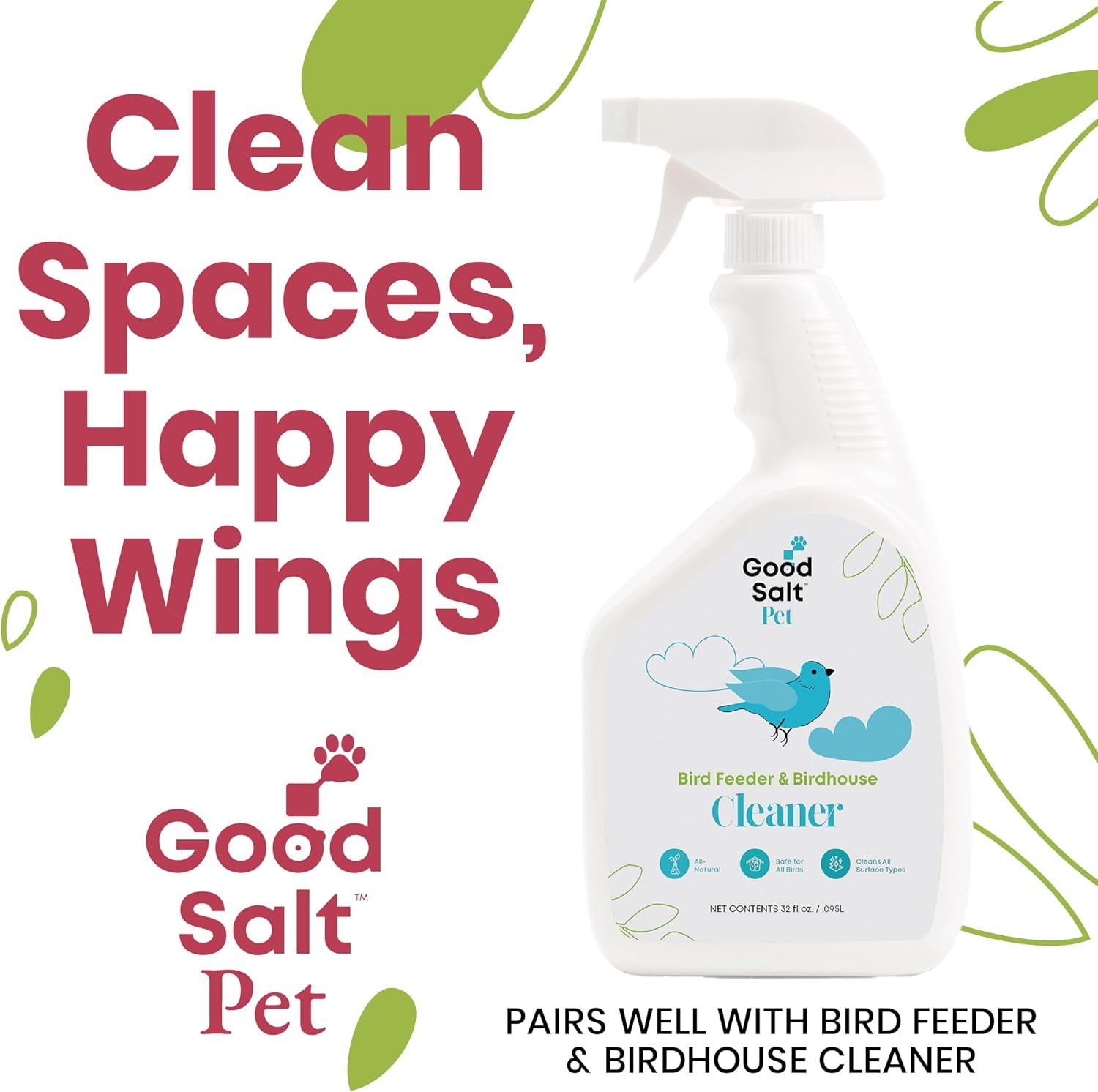 Bird Feeder & Bird House Spray to Reduce Buildup Between Cleanings, 2-Pack | Protectant, Extend Time Between Cleanings, Long Lasting Protection, Safe for All Birds, For Use After Cleaning, Non-Toxic