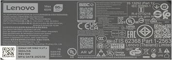 Lenovo ThinkPad T14 Gen 1 icin USB-C 65 Watt Normal Orijinal 20UD 20UE