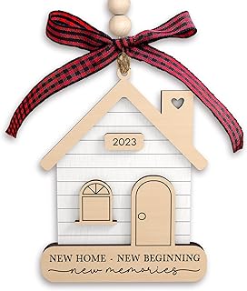 House Warming Gifts New Home - Housewarming Gifts for New House, House Warming Gifts New Home Women - Housewarming Gift Ideas for Couple - New Home Gift Ideas - New Home Christmas Ornament 2023