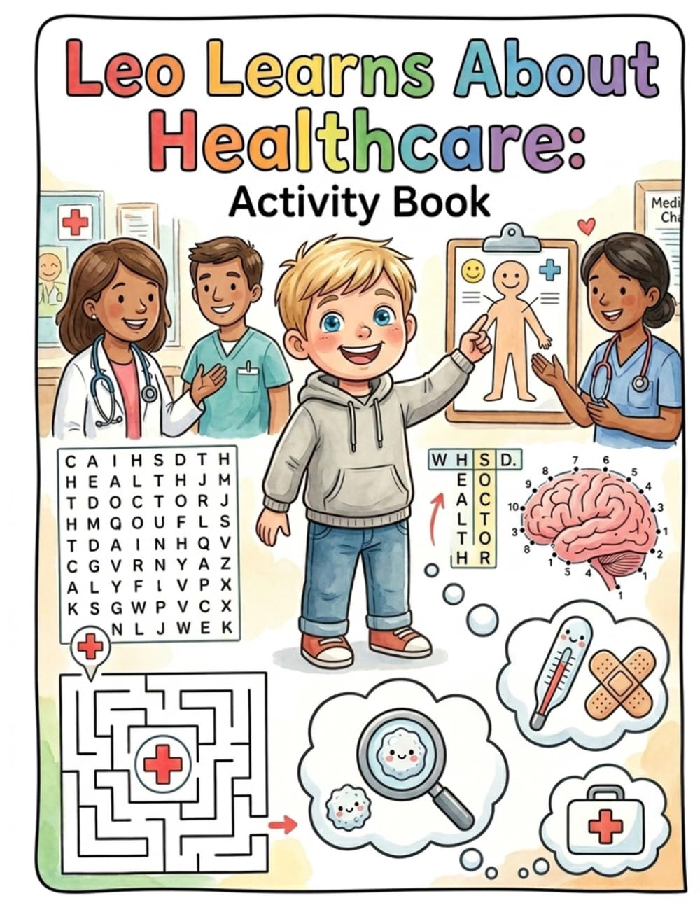 Leo Learns About Healthcare Activity Book