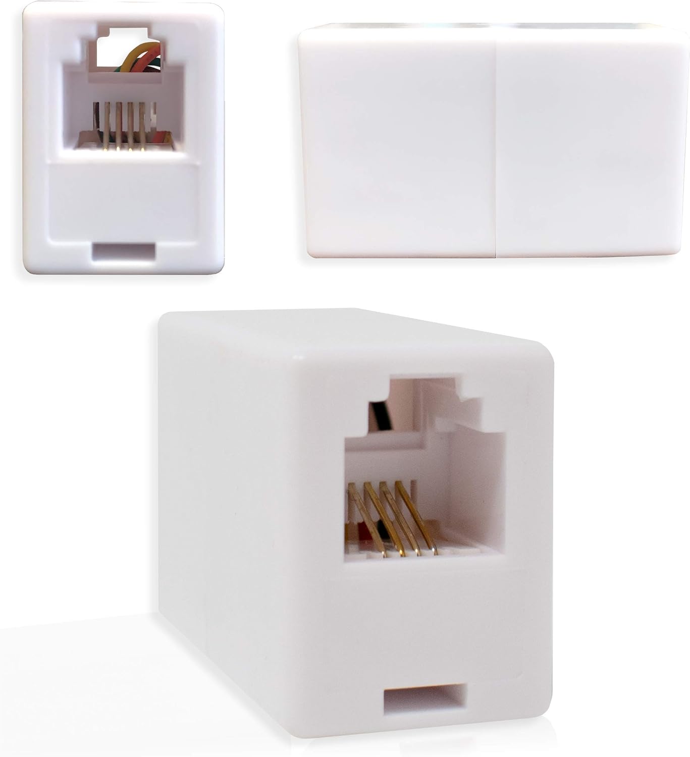 RJ11 to RJ11 Coupler ADSL Connector Adapter/Socket to Socket/Female to ...