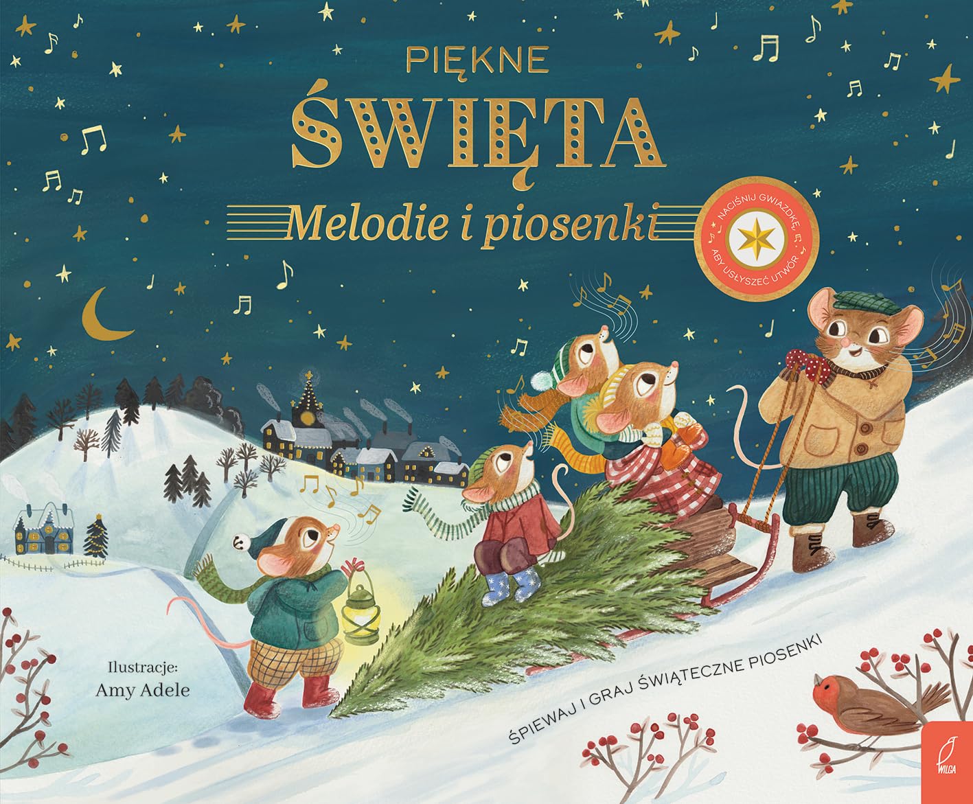 Muzykalne Myszy Piękne Święta Melodie i piosenki