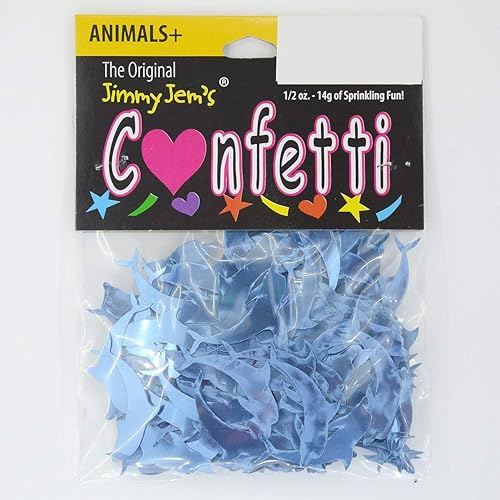Miniatura 2 de Confeti Dolphin Blue Sky - 4 bolsas de media onza (2 onzas) #9418 Q02