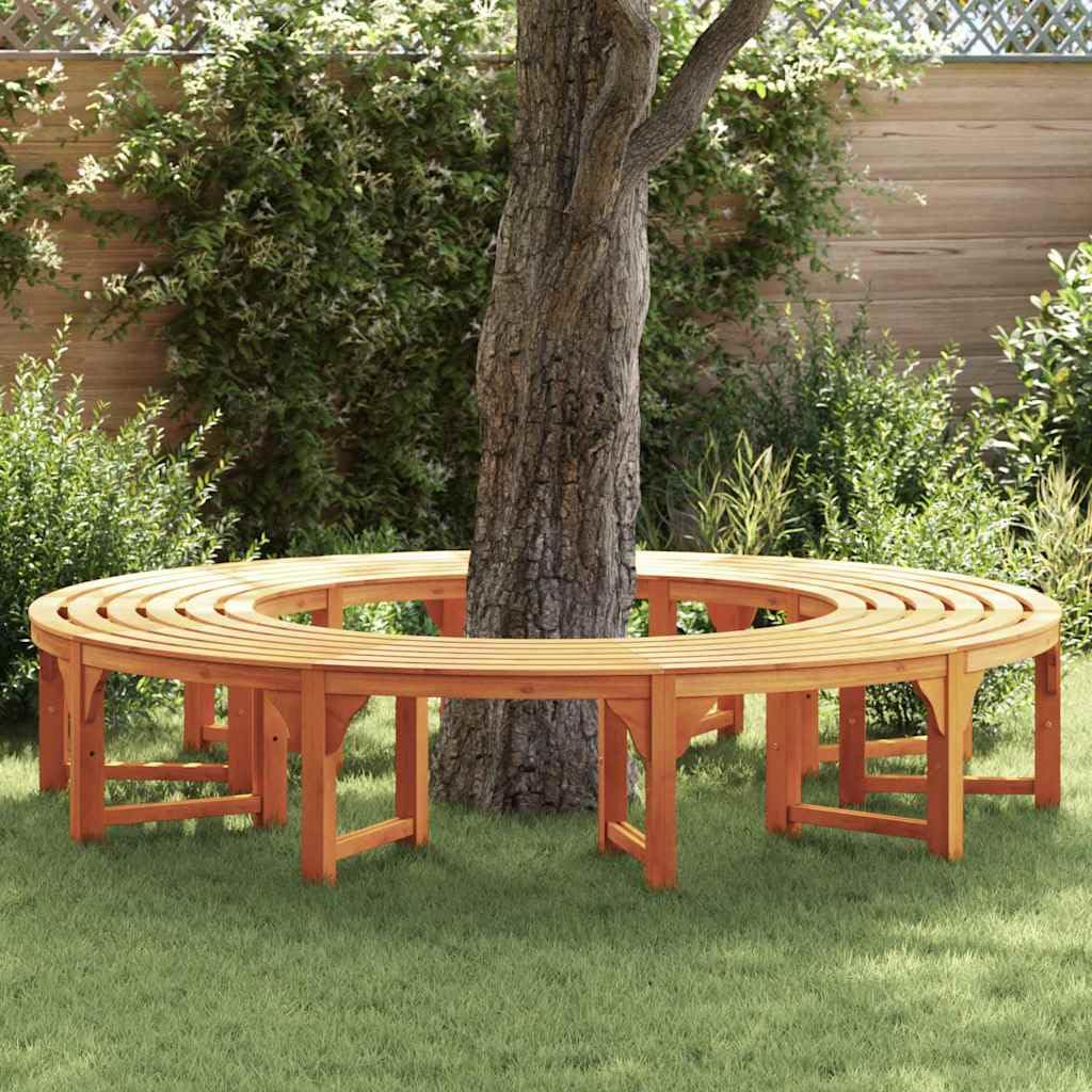 vidaXL Ławka Drzewna 8 -Seater 2 szt. 160 x 80 x 45cm Naturalny