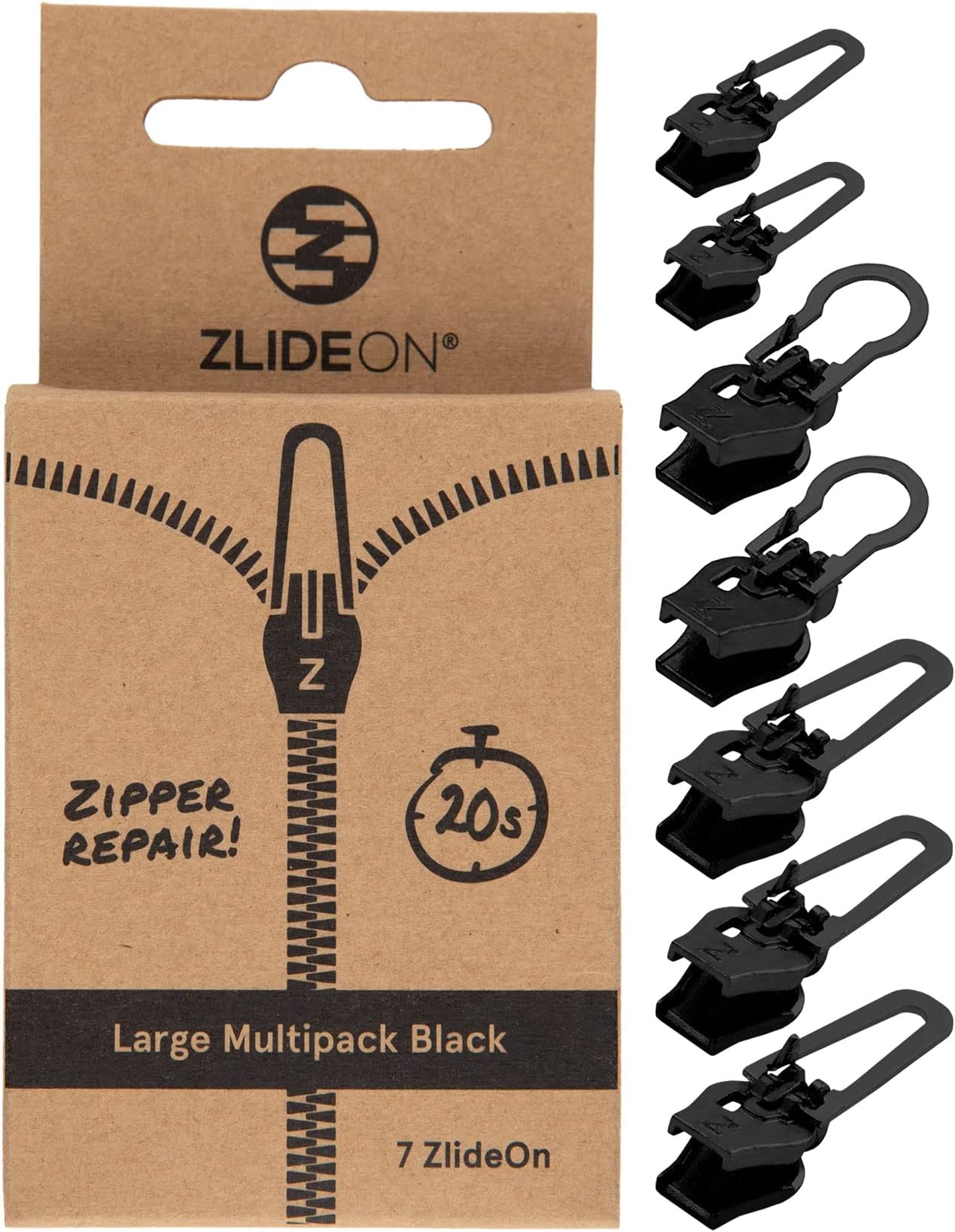 Lot De 5 Curseurs De Fermeture éclair Métallique - Pour Réparer Les Fermetures De Remorque, Tentes, Sacs