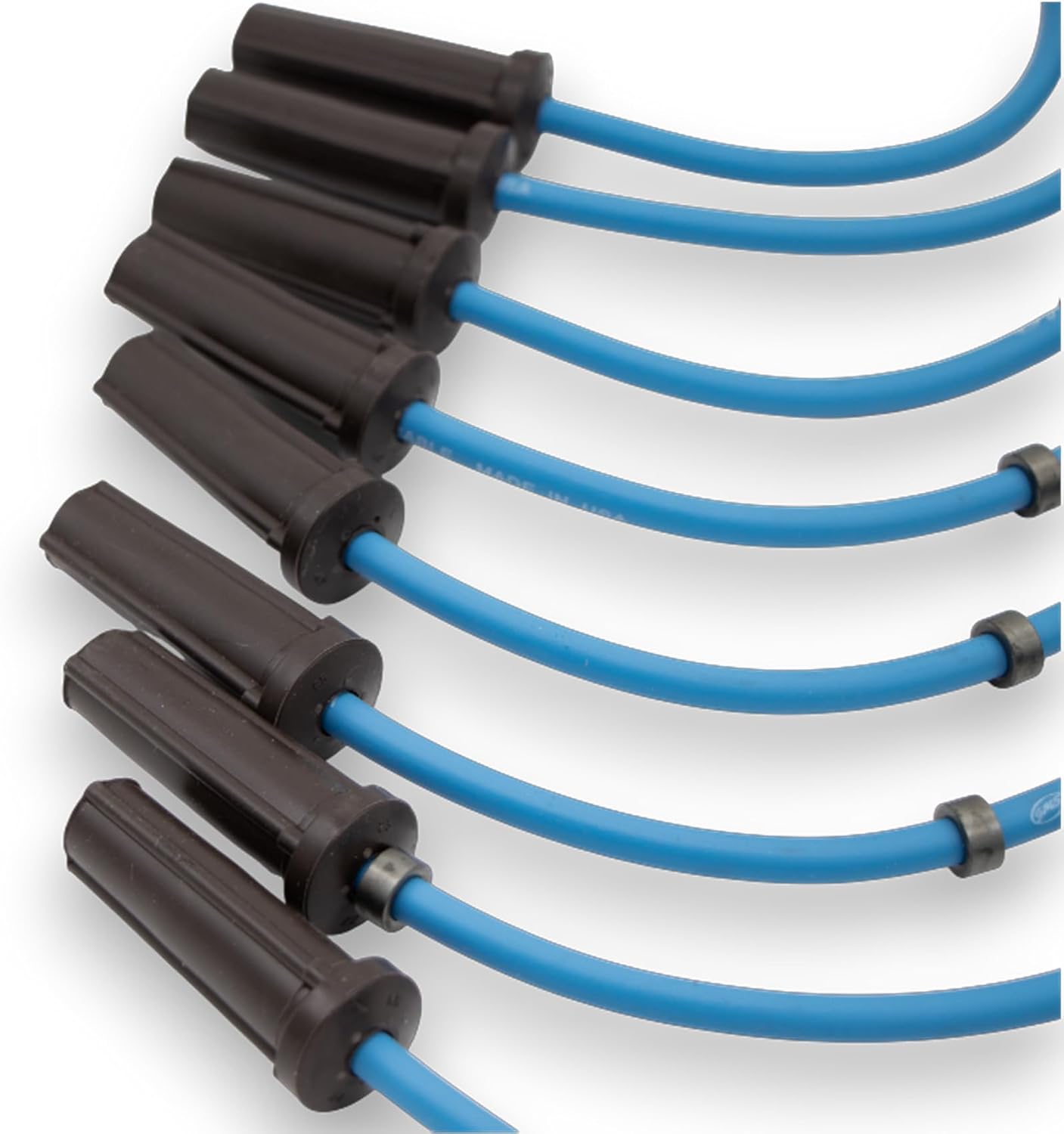 Granatelli Motorsports 28-1545S LT1 6.2L V-8 Hi-Perf Coil-Near-Plug Ignition Wire Connector Kit -Straight Boot - Blue Wire