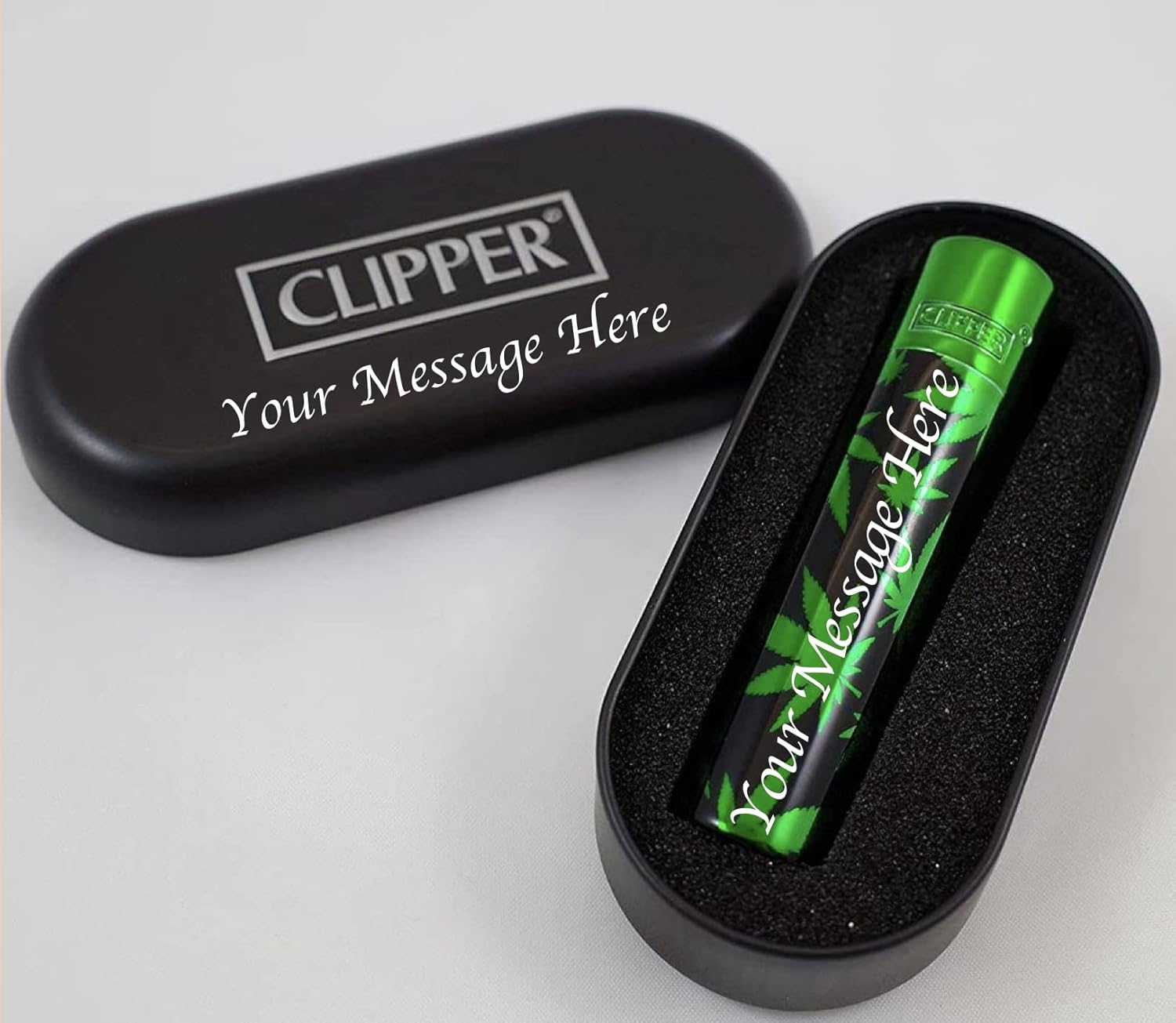 Limited Edition Clipper Lighter ® Deep Laser Engraved Personalised