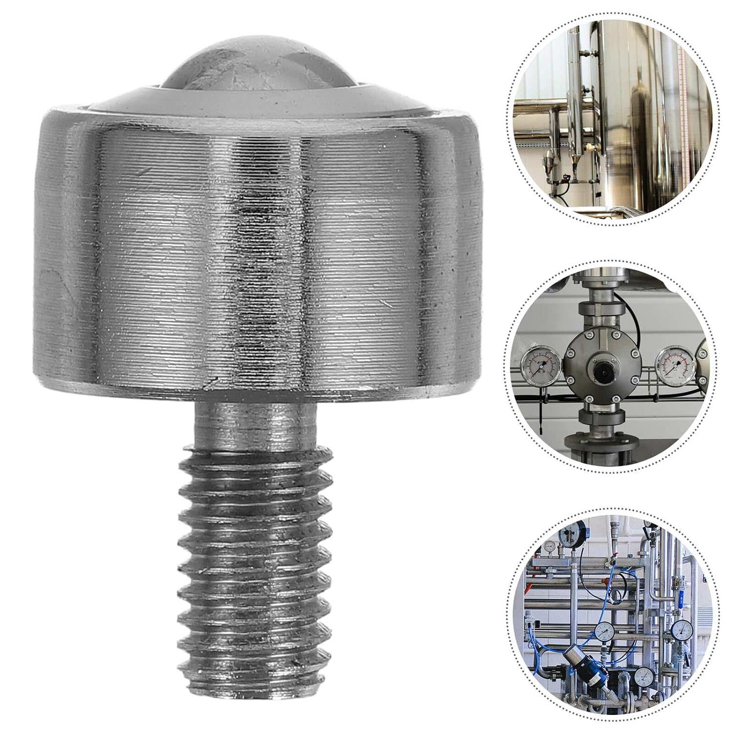 High Precision Heavy Duty Threaded Ball Transfer Bearing Roller Threaded Stem Industrial Machinery Bearing Roller Feeder with Smooth Operation and Enhanced Longevity