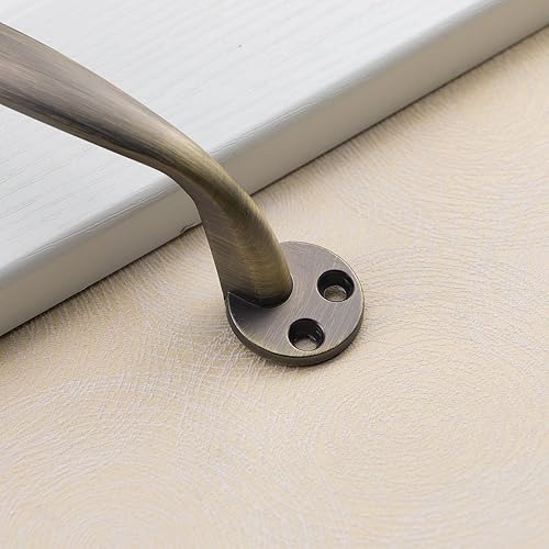 Miniatura 3 de LWZH Juego de manijas de metal de 7.2 pulgadas (7.205 in) resistentes para gabinetes, muebles, armario, cajón, puerta de granero, puerta de cocina,