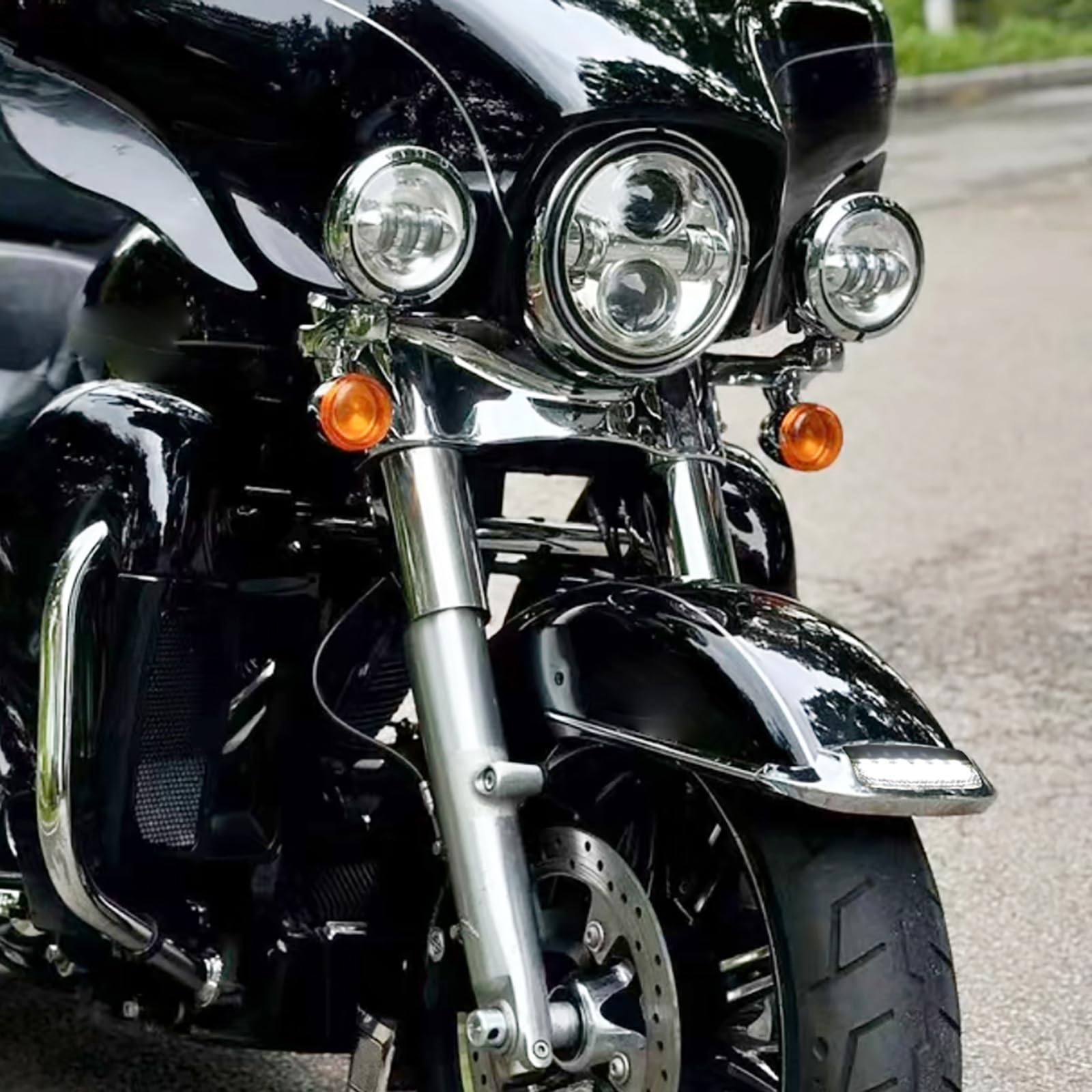 Amazon | YHMTIVTU バイク LED フロント フェンダーチップライト