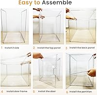 Vista 5 de Panera, Paneras Grandes para Encimera de Cocina - Contenedor de Almacenamiento de Pan Ajustable de 4 Capas, Cajas Transparentes para Encimera