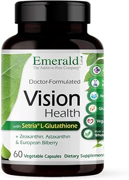 EMERALD LABS Vision Health, 60 Vegetable Capsules 30-Day Supply