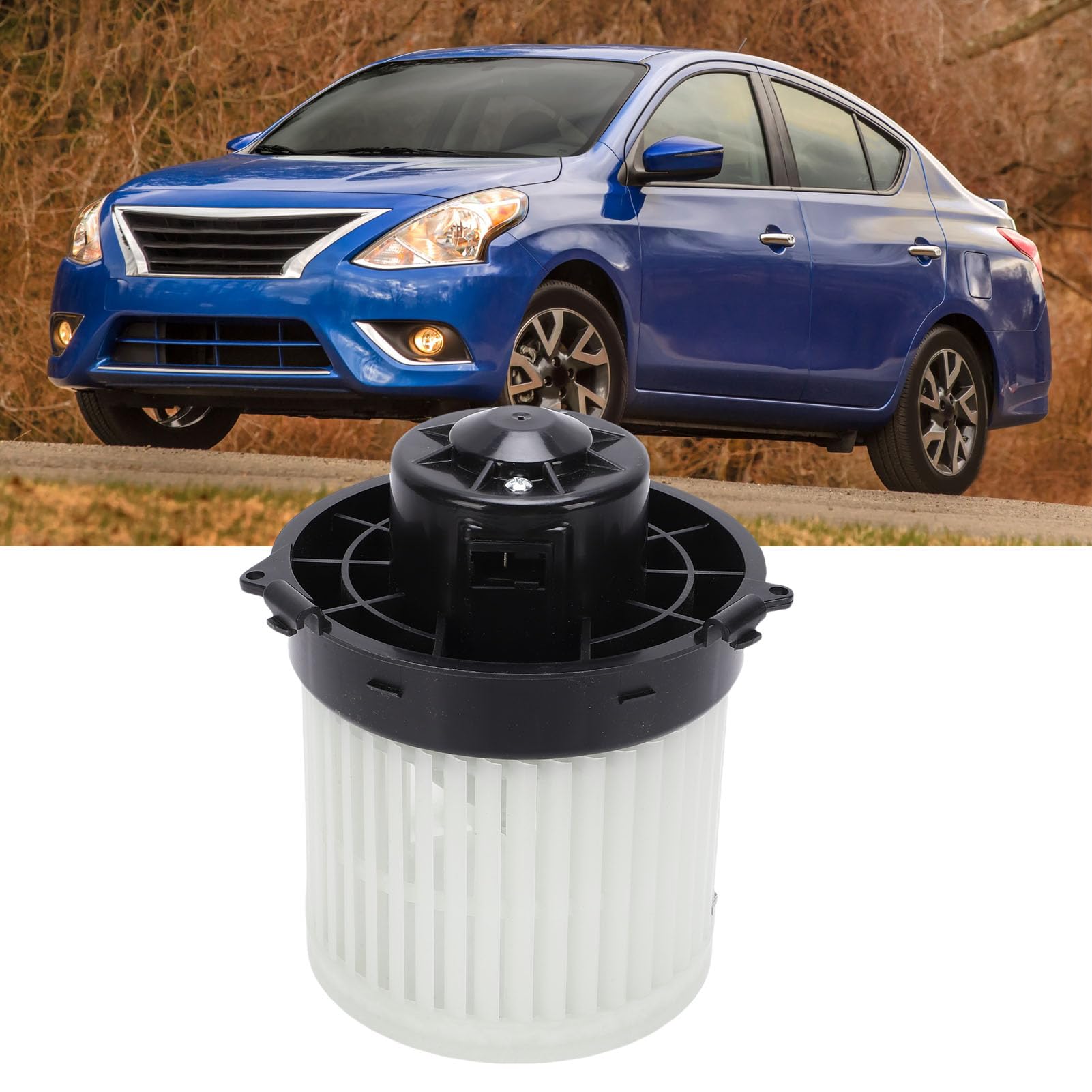 Silnik Dmuchawy, Zamiennik Typu On dla Versa Sedan 1.6L 2012-2018 i Versa Note 2014-2017, z Materiałem ABS, Kompatybilny z OEM 700285 272263AN0A 272261HK0A 272263AN0A