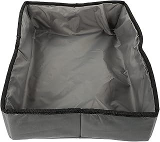 Balacoo Box Folding Cat Litter Box Cat Litter Basin Cat Potty Trainer Cat Toilet Cat Litter Carrier Cat Litter Mat Cat Pan Small Animal Litter Triangle Waterproof Lining Trash Tray Travel