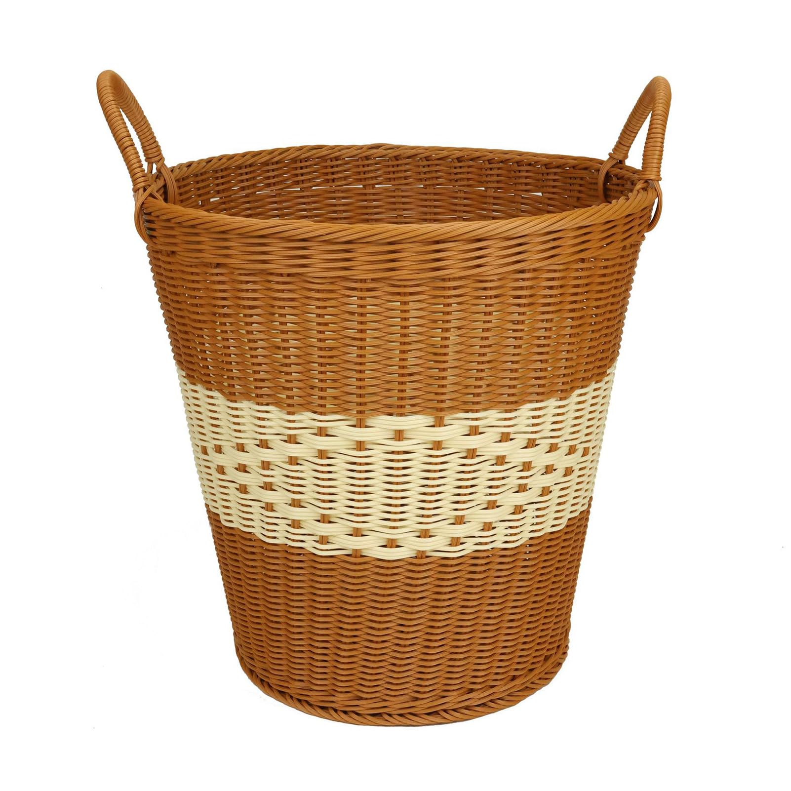 Imitation Rattan Dirty Clothes Basket, Household Dirty Clothes Basket, Snacks and Toys Storage Basket, Bathroom Bathroom Storage Bucket, Storage Boxes