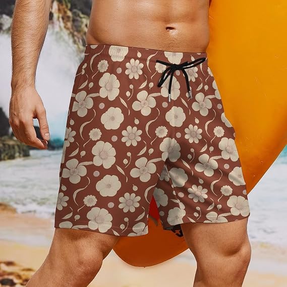 Men's Running Shorts Quick Dry Mesh Liner with Pockets