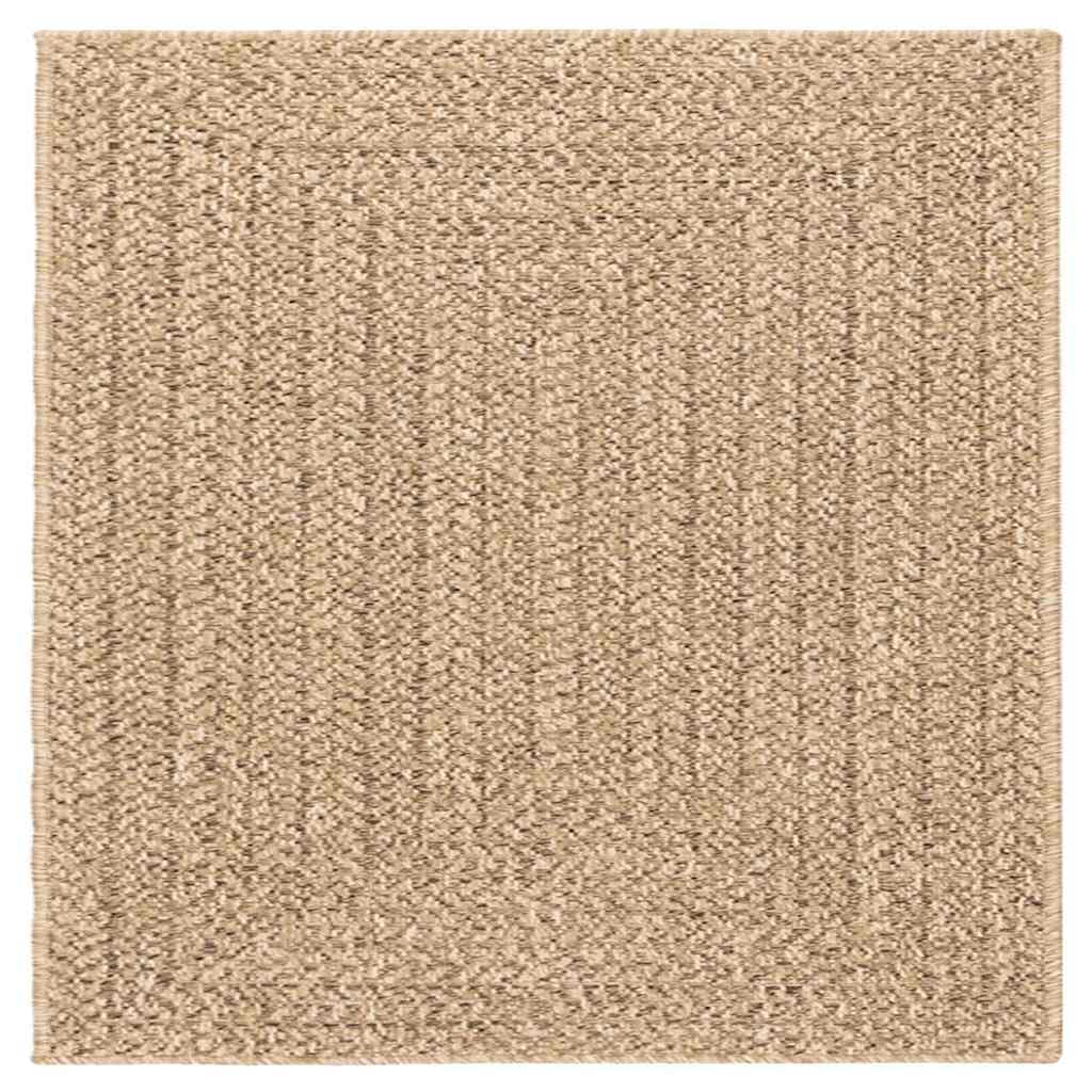 Vidaxl Brown Rug, Indoor And Outdoor Floor Carpet For Decorative, Area Rug For Hallway, Uv-Resistant Floor Rug, Carpet Flooring, Jute Look
