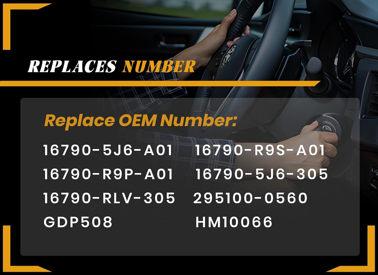 16790-5J6-A01 High Pressure Fuel Pump Compatible with Honda Acura MDX RLX TLX 3.5L V6 2014-2020, Replaces #16790-R9S-A01, 16790-R9P-A01, 16790-5J6-305