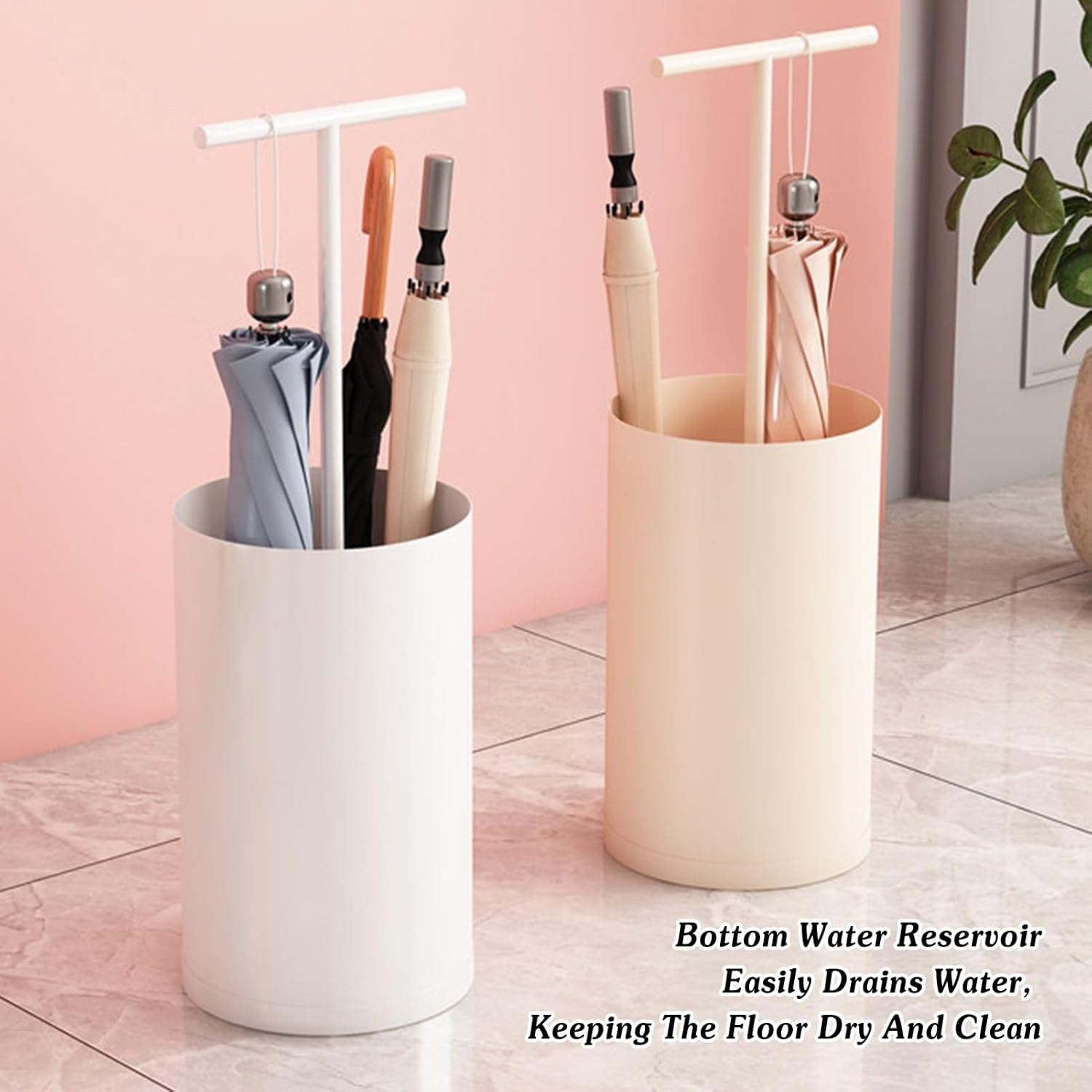 Iron Umbrella Storage Rack,Household,Suitable for Entrance Office Hotel Lobby,Save Space(Color 1)