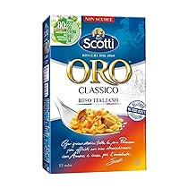 Riso Scotti – Riso Oro Classico – Parboiled Riso per Risotto e Insalate – 1 kg
