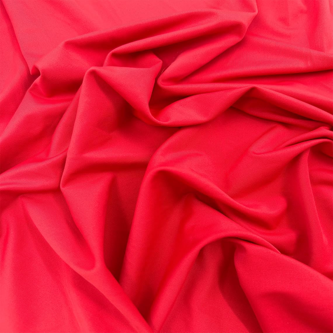 62" Wide Stretch Nylon Spandex Dull Yoga Fabric by The Yard - 185GSM, Medium Weight, Breathable, 4-Way Stretch - Ideal for Active and Sportswear, Yoga & Crafts