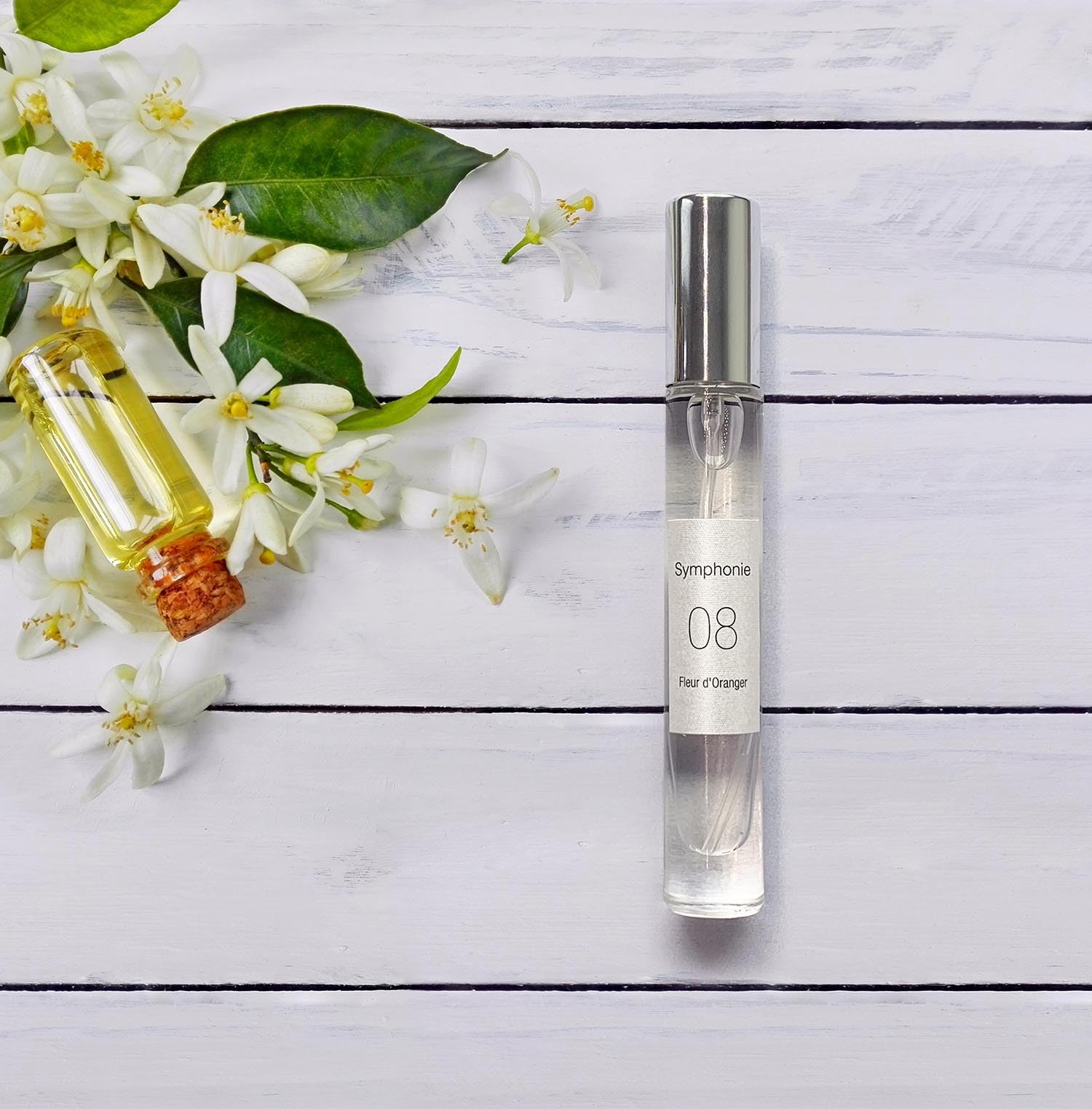 SYMPHONIE - Cofanetto 6 vaporizzatori Eau de Parfum • Profumi Donna • Idea Regalo Festa della Mamma • Collezione EVAFLORPARIS • 10 ml