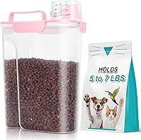 Vista 14 de TBMax Contenedor de almacenamiento de alimentos para perros de 5 a 7 libras, recipiente hermético de comida para gatos con boquilla más grande
