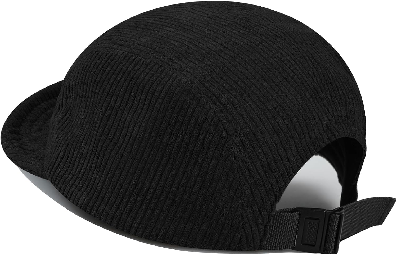 CLAPE Corduroy 5 Panel Hat, Lightweight Breathable Adjustable Soft Flat Brim Baseball Cap Trucker Hat for Outdoor Adventures - Image 9