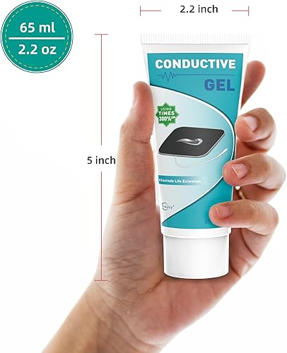 Miniatura 7 de Gel conductor para almohadillas de unidad TENS, prolonga la vida útil de tus almohadillas de repuesto de electrodos para unidades TENSEMS,