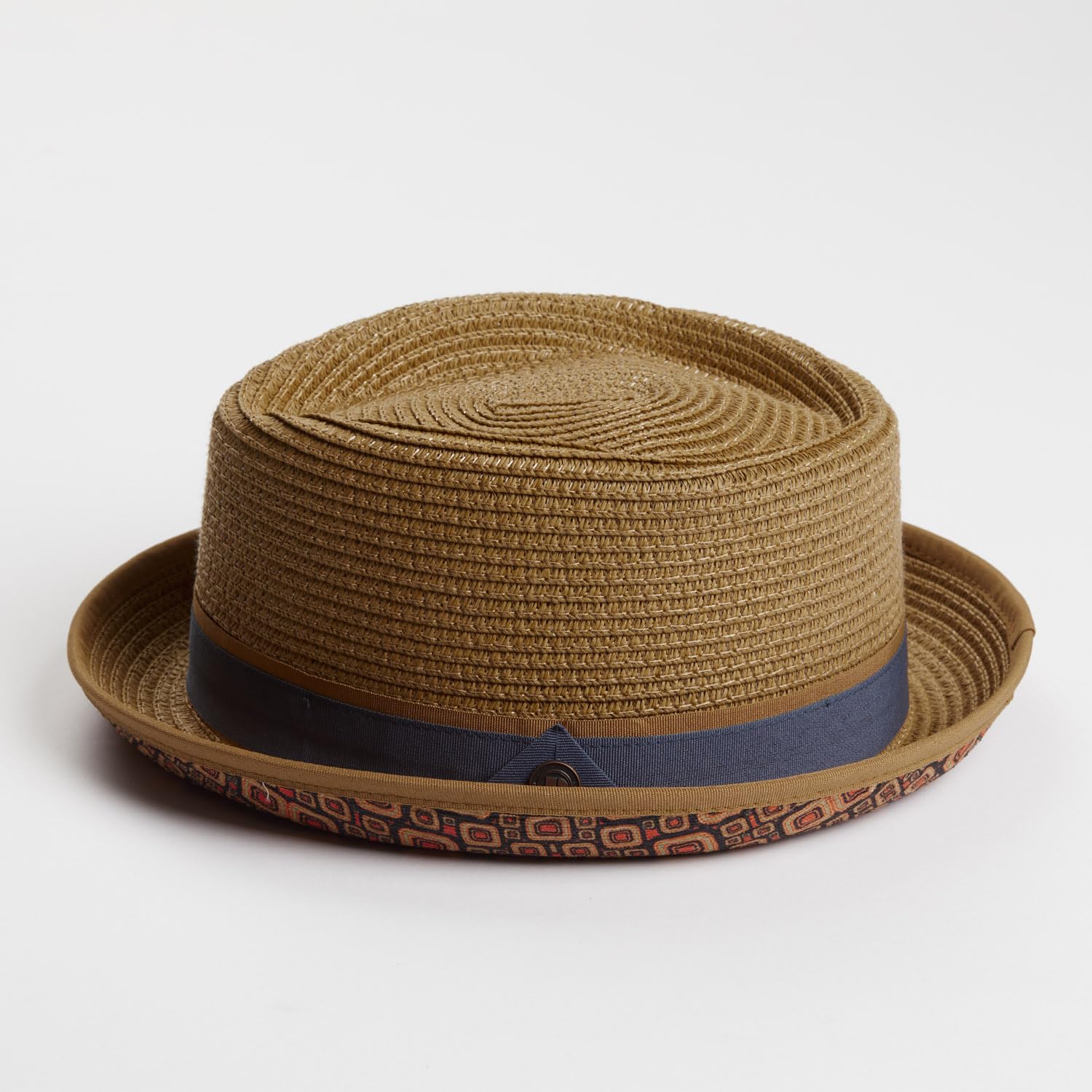 DASMARCA Tommy Summer Chapeau de porkpie en papier tressé pour homme et femme