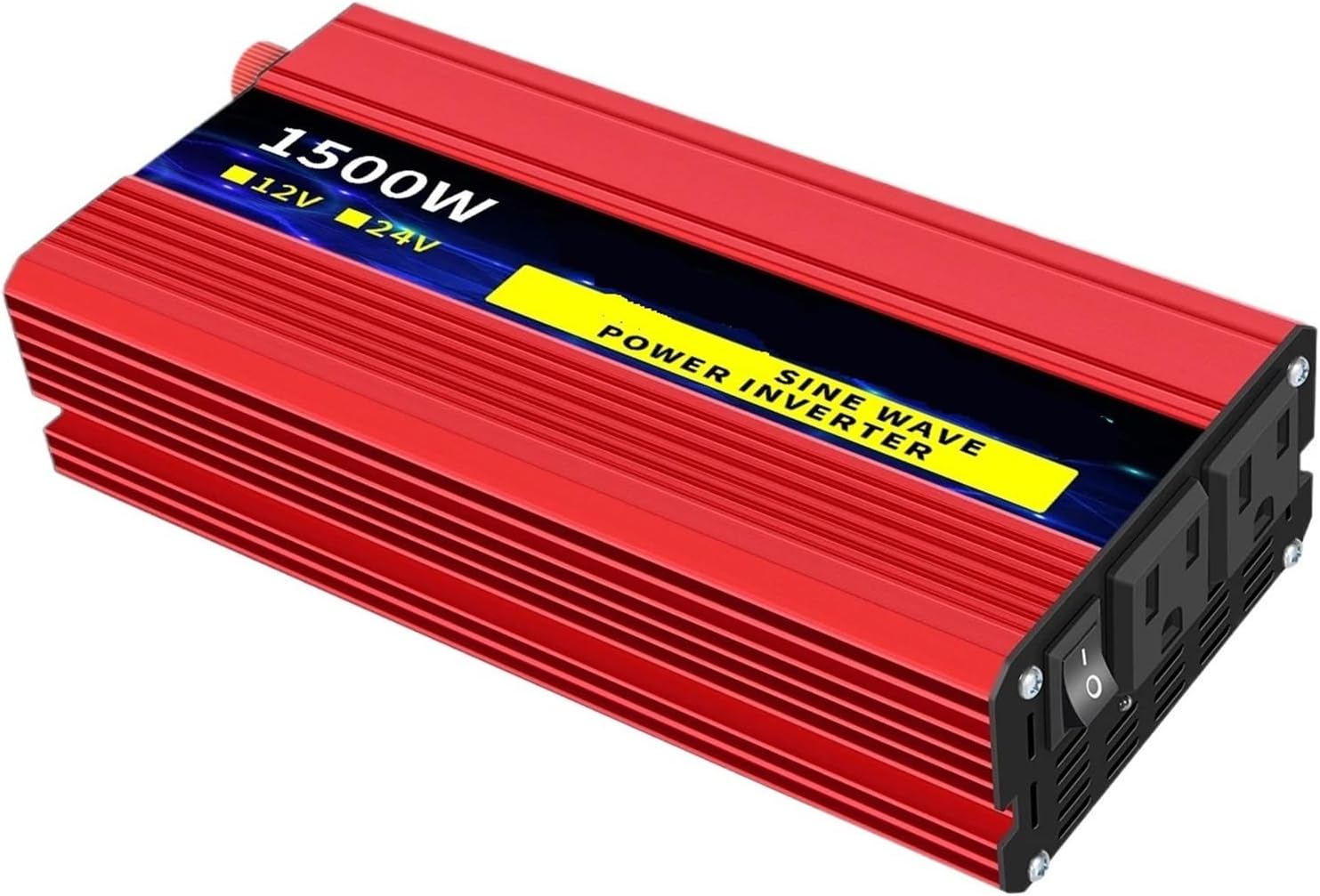 Modified Sine Wave Inverter Converter 2200W 3000W 4000W AC 12V 110V 60HZ with L/E/D Voltage Display(1200W)