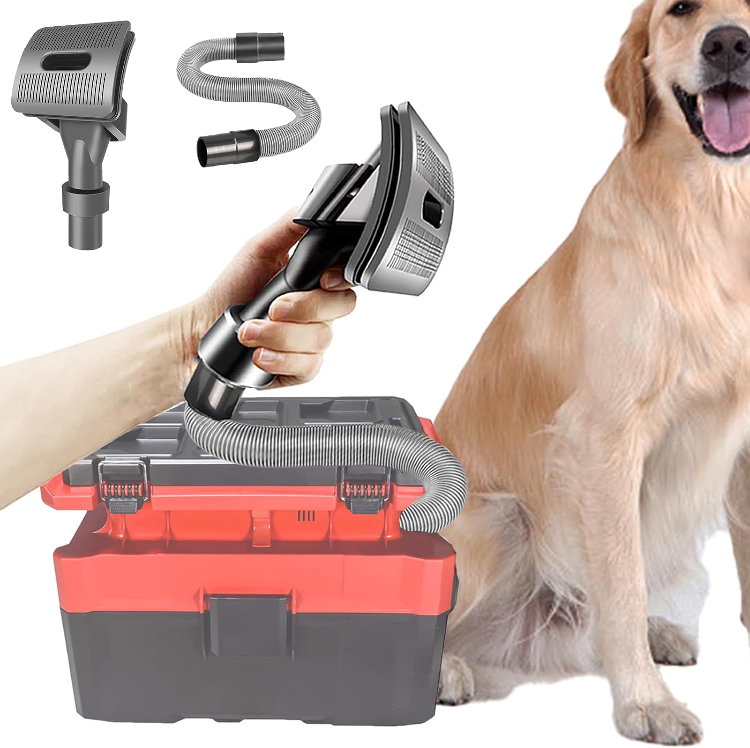 Amazon.com: JJXNDO VacGroom Pet Grooming Tool Shedding Vacuum Attachment Kit for Dewalt Almost ...
