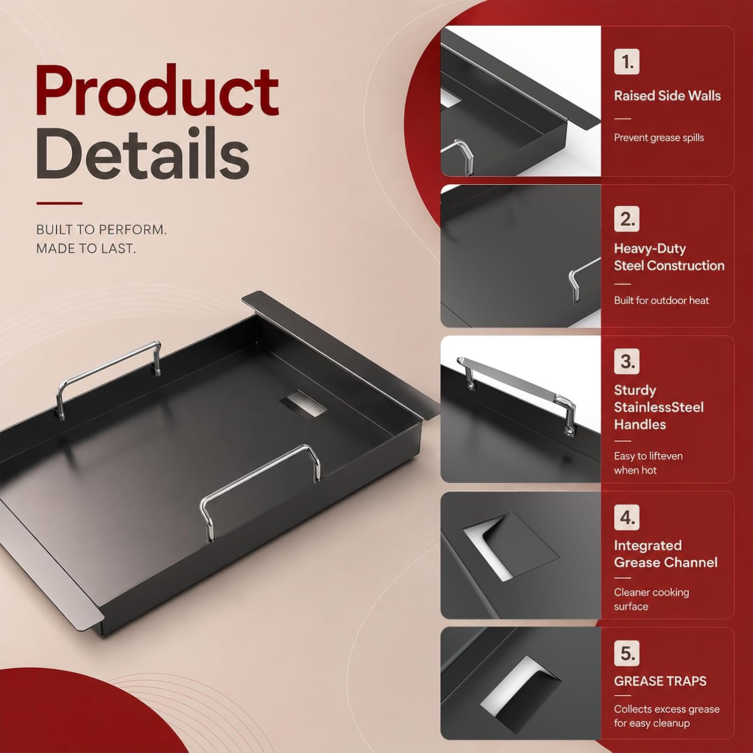 Griddle Replacement Top for Mont Alpi MA-957 MA-957FC